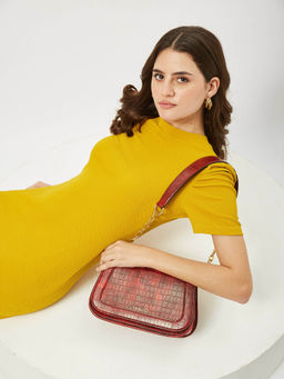 FARGO - Duchess Maroon Shoulder Bag (S)