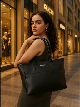 FARGO - Stella Black Tote Bag Handbag (S)