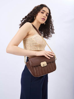 FARGO - Flaunt Brown Crossbody Sling Bag (S)