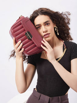 FARGO - Flaunt Wine Crossbody Sling Bag (S)