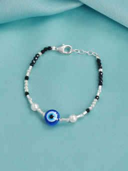 Zavya - Adorable Evil Eye 925 Sterling Silver Kids Bracelet