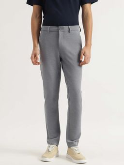 United Colors of Benetton - Blue Solid Relaxed Fit Trouser