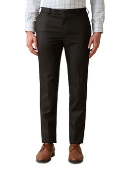 Raymond - Brown Solid Regular Fit Trouser