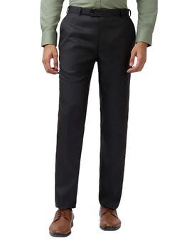 Raymond - Grey Solid Regular Fit Trouser