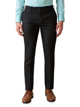Raymond - Charcoal Solid Slim Fit Trouser