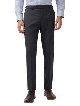 Raymond - Grey Solid Regular Fit Trouser