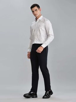 Tommy Hilfiger - Navy Blue Solid Regular Fit Trouser