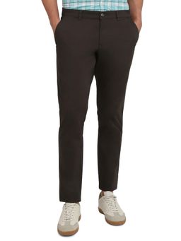 Parx - Green Solid Regular Fit Trouser