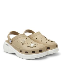 Yoho - Women Beige Casual Clogs
