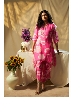 THREE-THREE - Mar Prata Floral Print Co-Ord Set