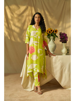 THREE-THREE - Eco AtlACntico Floral Print Co-Ord Set