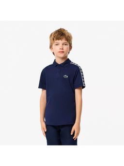 Lacoste - Blue Ultra Dry Pique Tennis Polo T-Shirt