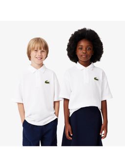 Lacoste - White Boucle Petit Pique Polo T-Shirt