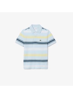 Lacoste - Blue Solid-Palin Petit Pique Polo T-Shirt