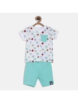MINI KLUB - Baby Boys Multi T-shirt & Bottom (Set of 2)