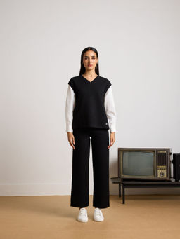 Muvazo - Black Ebony Weave Co-Ord (Set of 2)