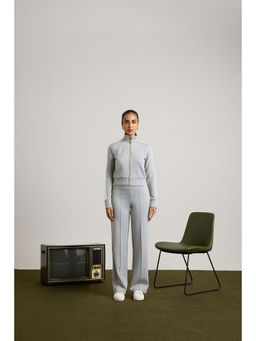 Muvazo - Grey Opulent Panel Co-Ord (Set of 2)