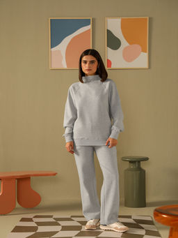 Muvazo - Grey Heather Ease Co-Ord (Set of 2)