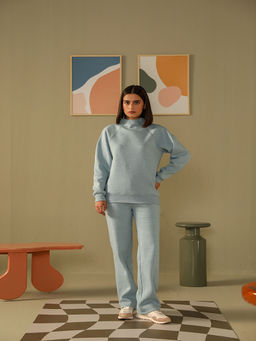 Muvazo - Blue Heather Ease Co-Ord (Set of 2)