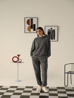 Muvazo - Grey Acid Drift Co-Ord (Set of 2)