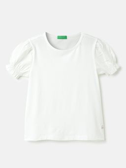 United Colors of Benetton - Girls Solid Round Neck Top