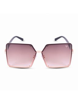 Voyage - Brown Square Sunglasses for Men & Women - 72211Mg3958 (62)