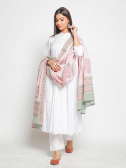 Maison Shefali - Zubeida Noor Baagh Anarkali Kurta (Set of 3)