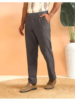 Fabindia - Grey Cotton 808 Straight Leg Trouser