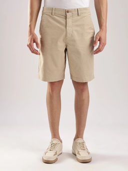 Calvin Klein - Men Beige Relaxed Fit Solid Mid Rise Trouser