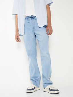 max - Men Washed Regular Fit Jeans
