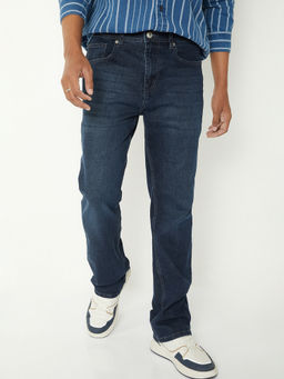 max - Men Washed Blue Regular Fit Jeans