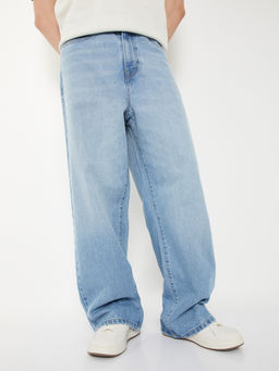 max - Men Washed Baggy Fit Jeans