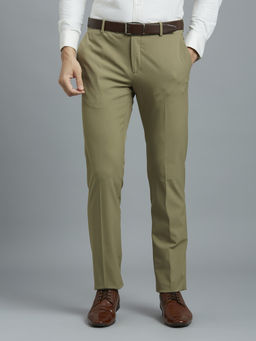Reid & Taylor - Mens Khaki Formal Regular Fit Trouser