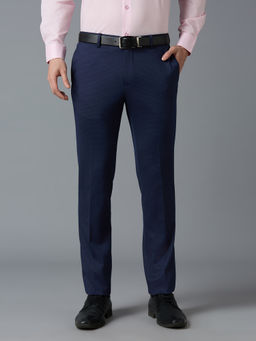 Reid & Taylor - Mens Blue Formal Regular Fit Trouser