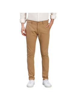 Reid & Taylor - Mens Khaki Casual Regular Fit Trouser