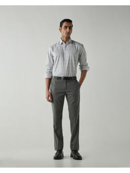 Reid & Taylor - Mens Grey Formal Regular Fit Trouser
