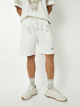 max - Men White Printed Regular Fit Shorts