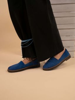 Chal Shoes - Electric Blue Ballerina Shoes