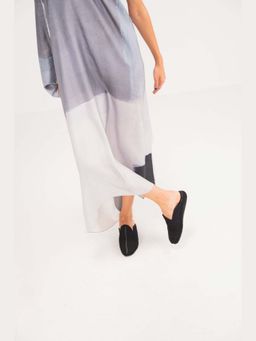 Chal Shoes - Mule Black Upcycled Shoes