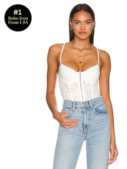 Free People - Night Rhythm Corset Bodysuit