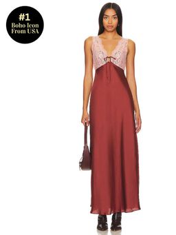 Free People - X Intimately Fp Country Side Maxi Slip In Sparkling Cider