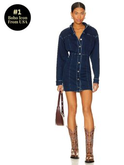 Free People - Amber Denim Dress