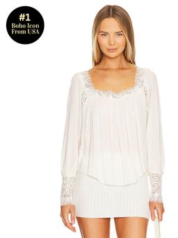 Free People - Flutter By Top In Ivory