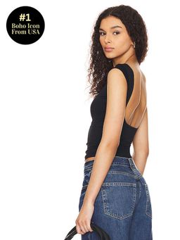 Free People - Low Back Tee