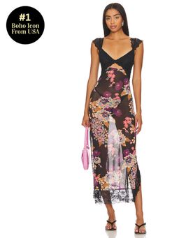Free People - x Intimately FP Suddenly Fine Maxi Slip (L)