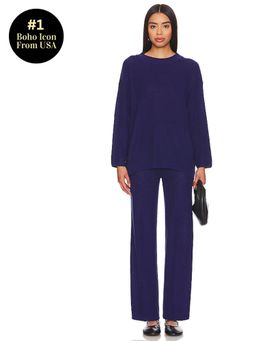 Free People - Malibu Sweater Set In Oceana