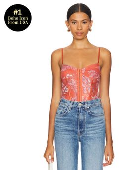 Free People - X Intimately FP Printed Night Rhythm Bodysuit