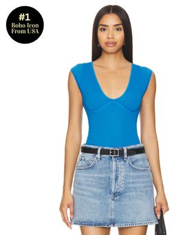 Free People - X Intimately FP Meg Seamless Bodysuit In Campanula