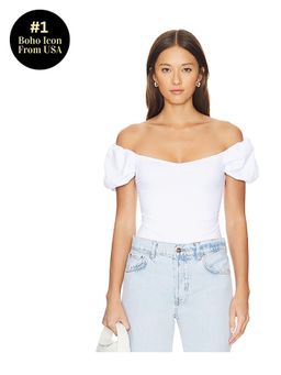 Free People - X Intimately FP Bella Bodysuit In White