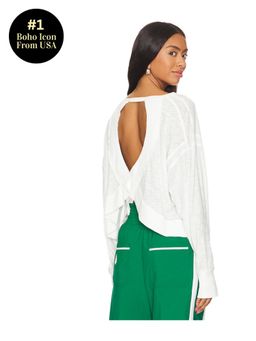 Free People - X Fp Movement My Time Layer Tee In White